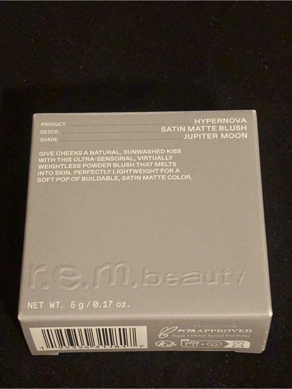 r.e.m. beauty Hypernova Satin Matte Blush Jupiter Moon Soft Rosey Bronze New Box - Picture 3 of 5